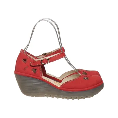 Wedges (Red) from Fly London Polyurethane