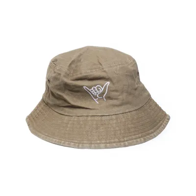 Buckethatt (Brun) Bomull