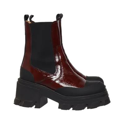 Chelsea boots (Red, Black) from Ganni
