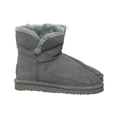 Ankle boots (Gray) from Kim Kay Leather