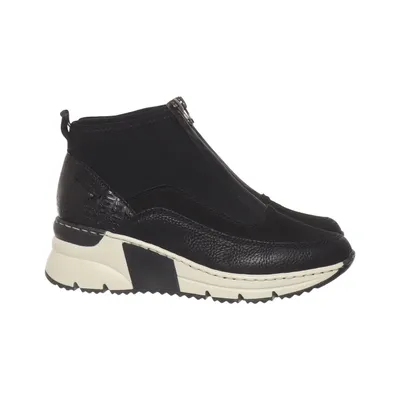 Ankle boots (Black, White) from Rieker