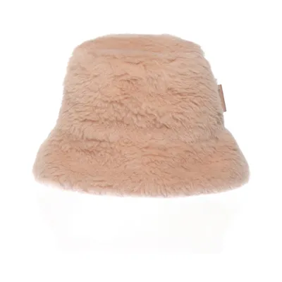 Bucket hat (Roze) van MaxMara Alpacawol, Zijde, Viscose