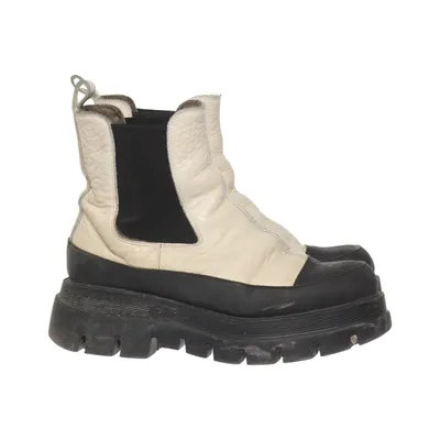 Chelsea boots (White, Black) from Brunate Leather
