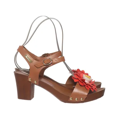 Clogs (Brown, Red, Yellow) from Les Tropeziennes Leather