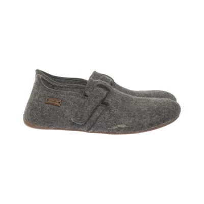 Slippers (Gray) from Haflinger Wool