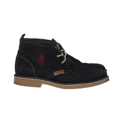 Desert boots (Blauw) van U.S. Polo Assn. Leer