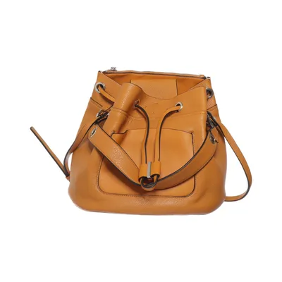 Skuldertaske (Brun) fra Zara Basic Collection Polyester, Polyurethan