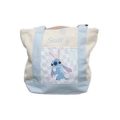 Canvas bag (Beige, Blue, Multicolored) from Stitch