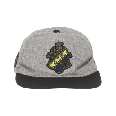 Casquette de baseball (Gris, Noir) de AIK Acrylique, Laine