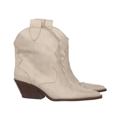 Cowboy boots (Beige) from H&M Leather