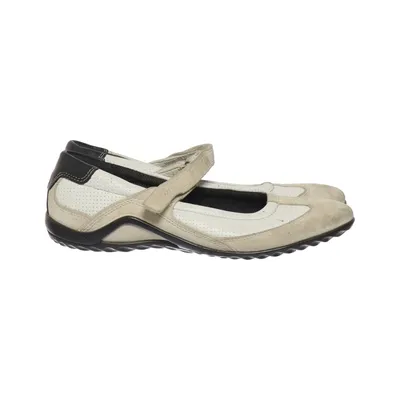 Gymnastiksko (Hvid, Beige) fra Ecco Læder