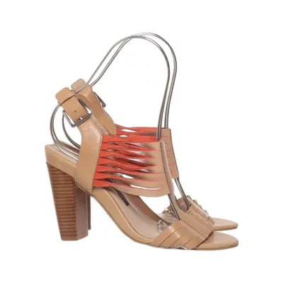 High heel sandals (Beige, Orange) from French Connection