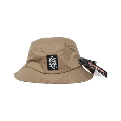 Bucket hat (Beige) van Yupoong Katoen, Elastaan