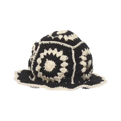 Bucket hat (Zwart, Beige)