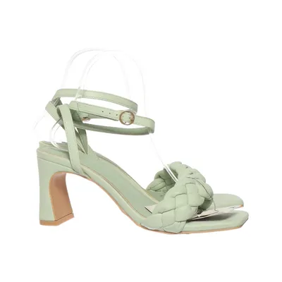 Sandales à talons hauts (Vert) de Pimkie