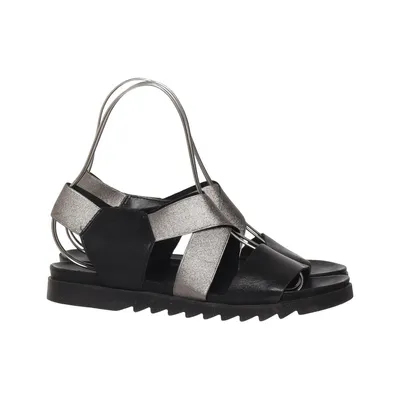 Sandaler (Svart, Silverfärgad) från Wojas Skinn
