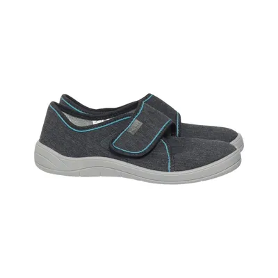 Chaussons de gymnastique (Gris, Bleu) de Fischer Coton, Polyester