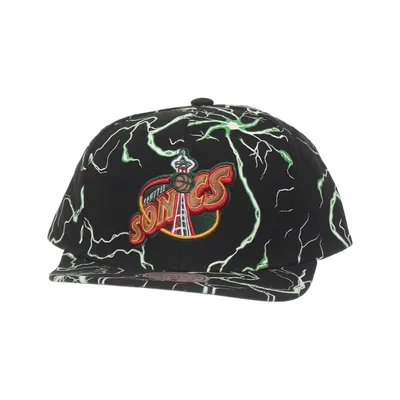 Baseballkasket (Sort, Flerfarvet) fra Mitchell & Ness Polyester