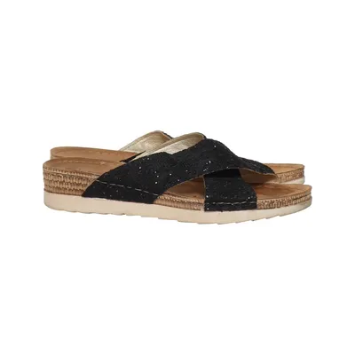 Mules (Noir) de Inblu Cuir