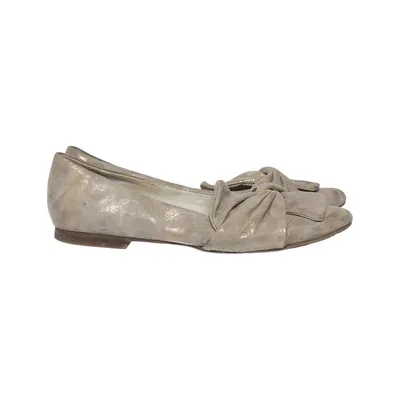 Ballerinas (Grau, Gold) von Regarde Le Ciel Leder