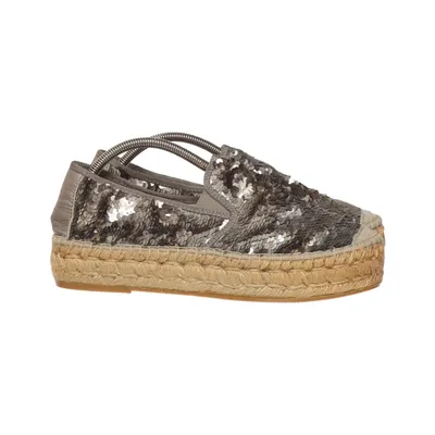 Espadrilles (Silver) from Vidorreta Leather