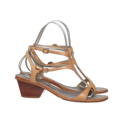 Sandales à talons hauts (Marron) de Rules by Mary Cuir