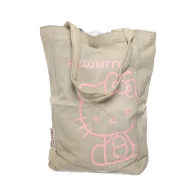 Canvas bag (Beige, Pink) from Hello Kitty