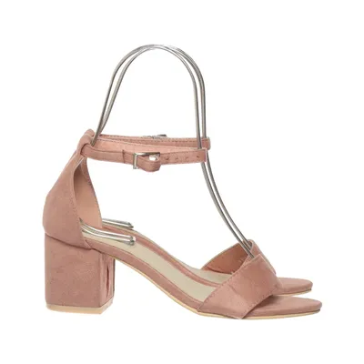 Højhælede sandaler (Pink) fra NLY Shoes