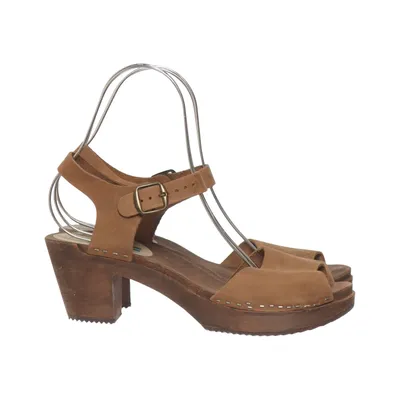 Clogs (Brown) from Moheda Leather