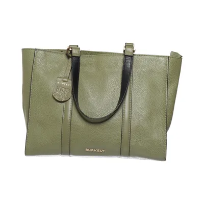 Handtas (Groen) van Burkely Leer, Polyester