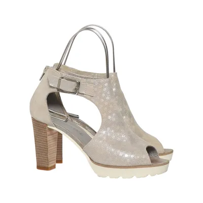 Sandales à talons hauts (Gris) de Maripe