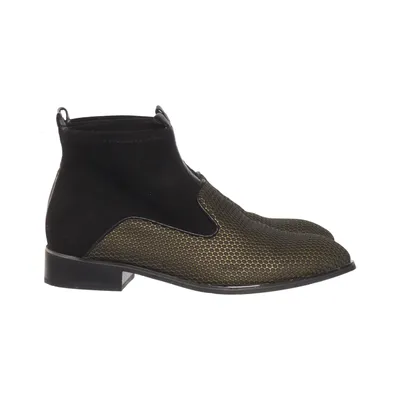 Enkellaarzen (Zwart, Bruin) van United Nude