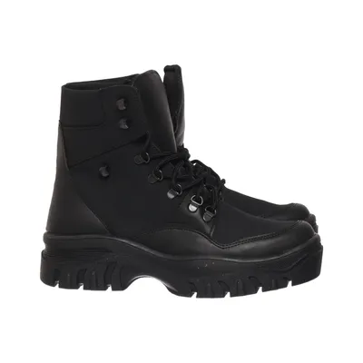 Veterlaarzen (Zwart) van NLY Shoes