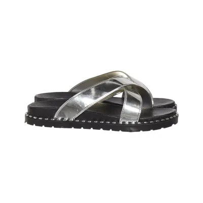 Pantoletten (Silber, Schwarz) von Linea Scarpa