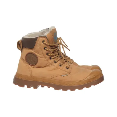 Bottes à lacets (Marron) de Palladium Cuir