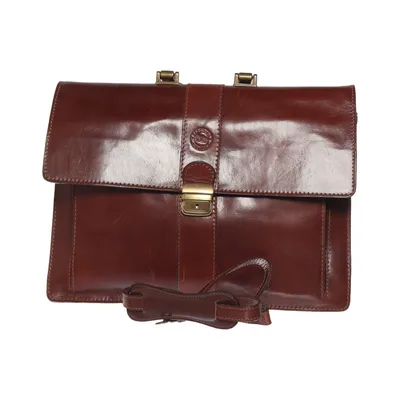 Briefcase (Brown) from Vezzano Leather