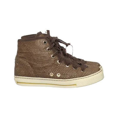 Baskets (Marron) de Schumacher Cuir