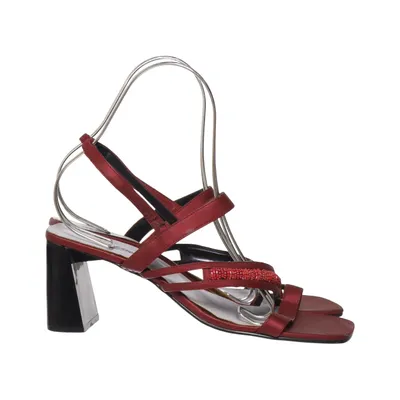High heel sandals (Red) from Blue Way