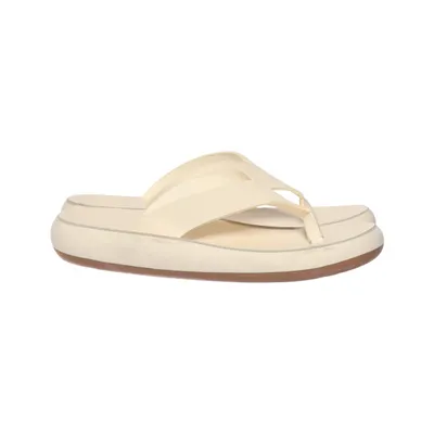 Teenslippers (Beige) van Ancient Greek Sandals Leer