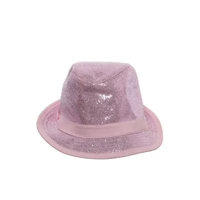 Fedorahatt (Rosa) från H&M Polyester, Viskos