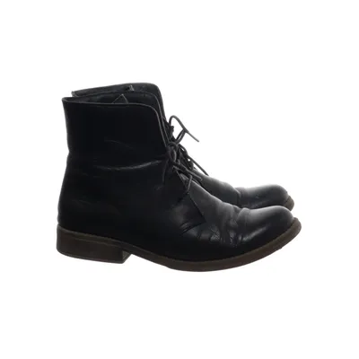 Laced boots (Black) from Hecho en España Leather