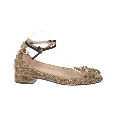 Ballerinasko (Beige, Guld) fra Zara Woman