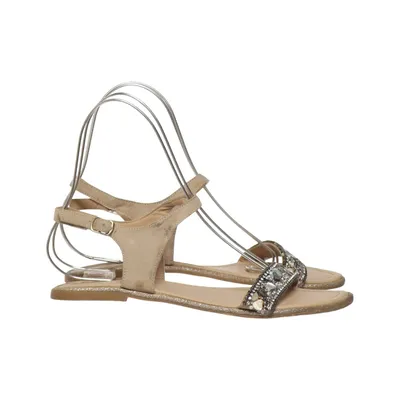 Sandals (Beige) from OMG Leather
