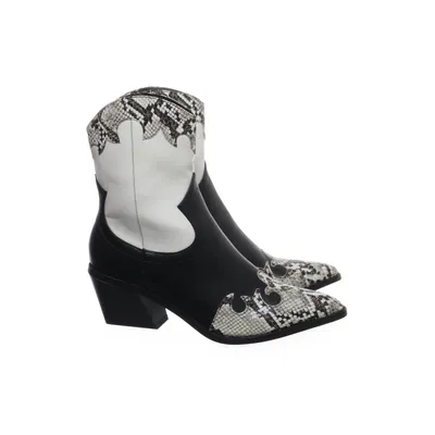 Cowboyboots (Svart, Vit, Flerfärgad) från Even & Odd