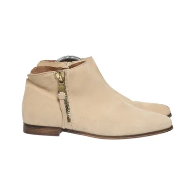 Ankle boots (Beige) from Zign Suede