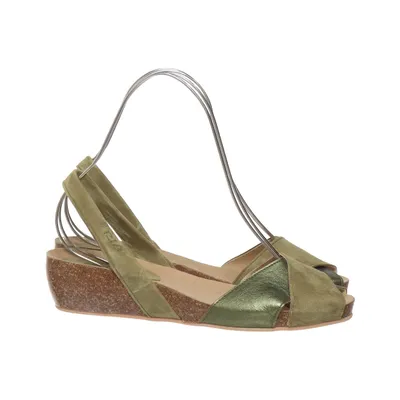 Wedges (Green) from Ria Menorca Leather