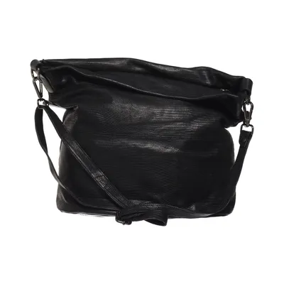 Sac à bandoulière (Noir) de Jenny Coton, Cuir