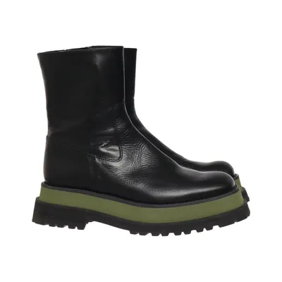 Ankle boots (Black, Green) from Paloma Barceló Leather
