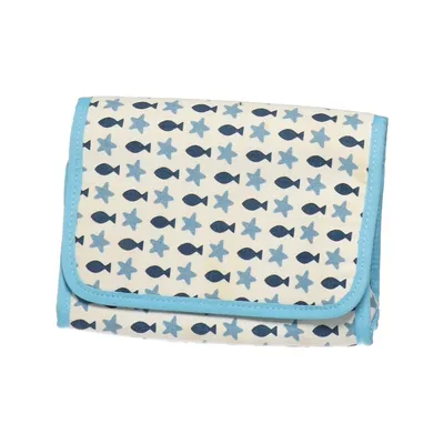 Toilettas (Wit, Blauw) van Aqua Katoen, Polyester