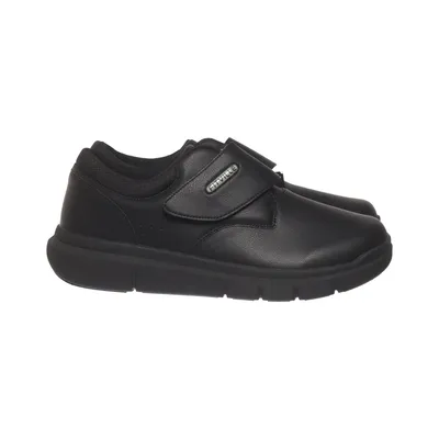 Chaussures de marche (Noir) de Fit Ville Cuir